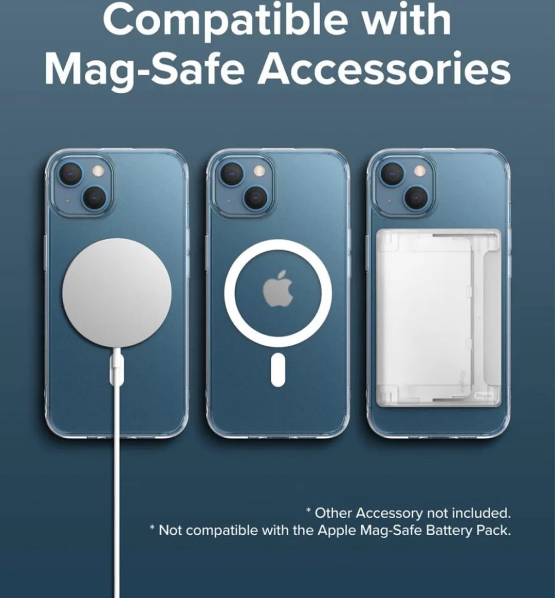 Ringke Fusion MagSafe Hoesje iPhone 13 - Matte Transparant