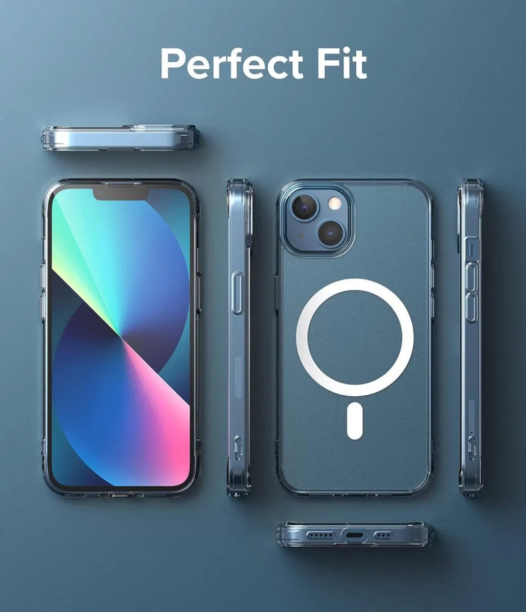 Ringke Fusion MagSafe Hoesje iPhone 13 - Matte Transparant