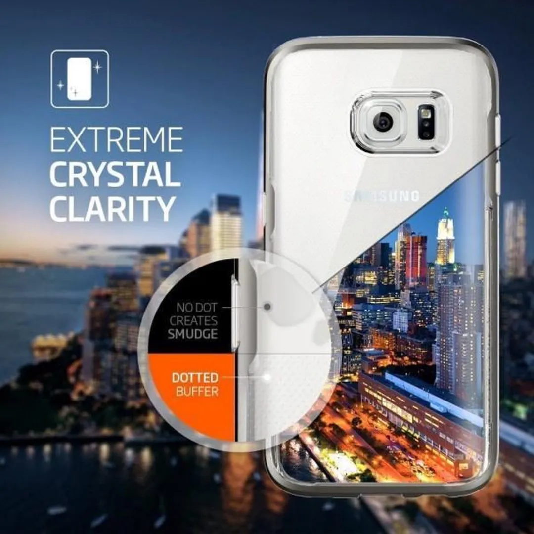Spigen Neo Hybrid Crystal Hoesje Samsung Galaxy S7 - Gunmetal