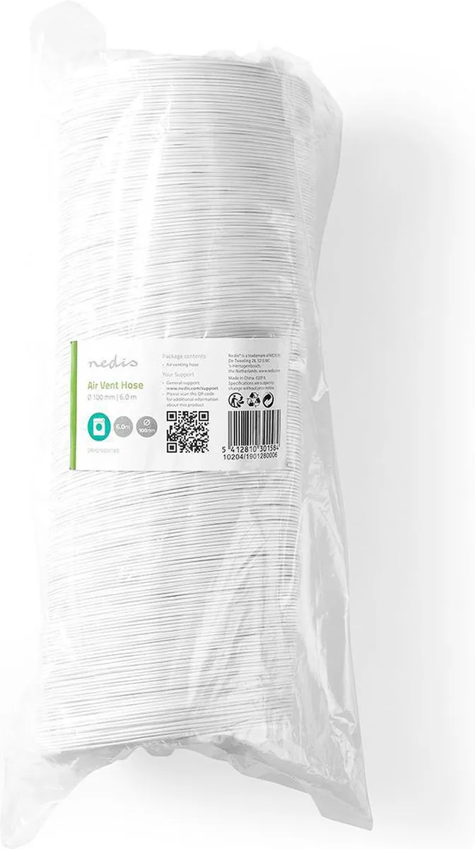 Nedis PVC Luchtafvoerslang 100mm - 6m - DRHO100BWT60 - Wit - afbeelding 6 van 6
