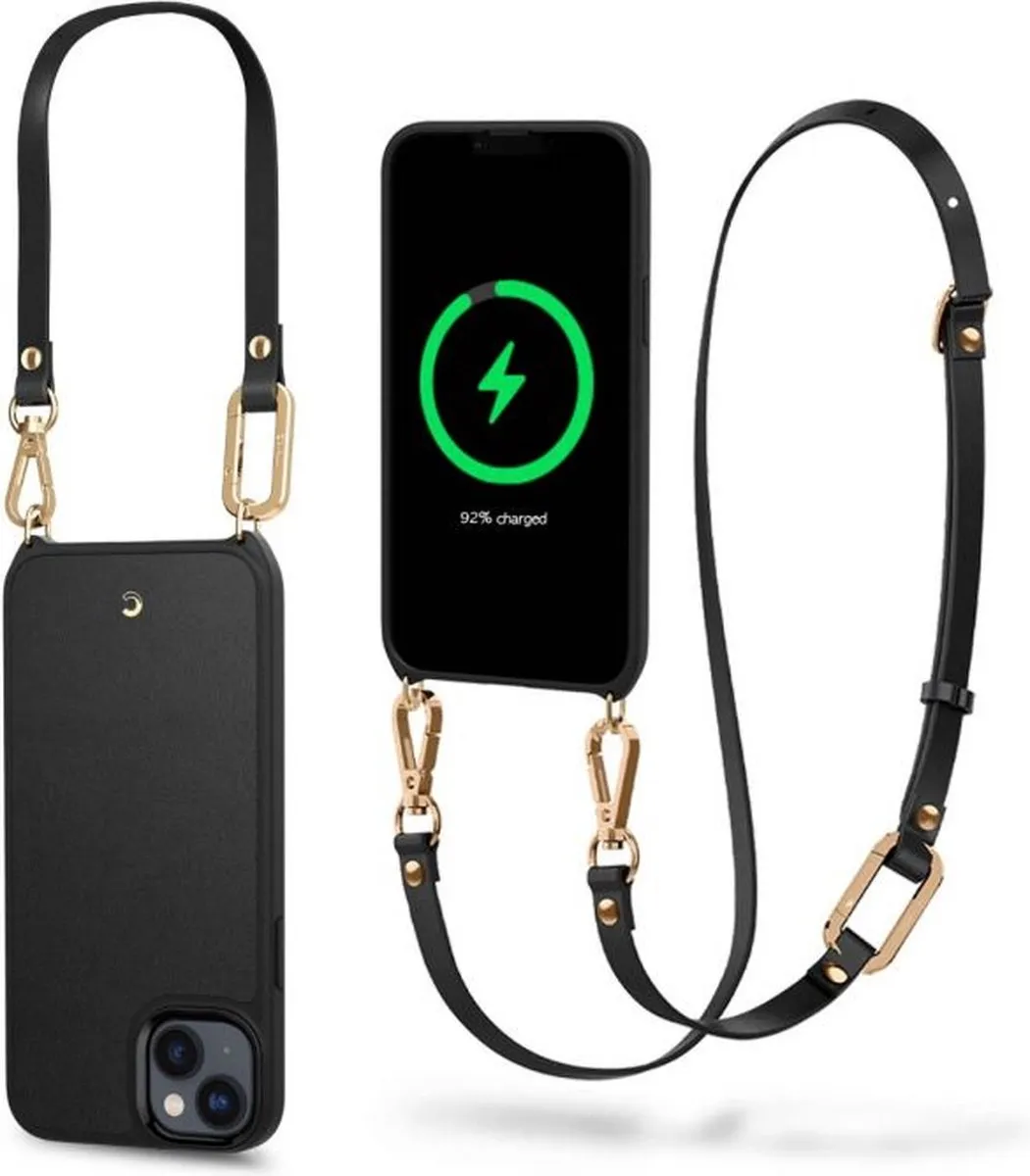 Spigen Cyrill Classic Charm MAG iPhone 14 Plus Hoes - Zwart - afbeelding 4 van 4