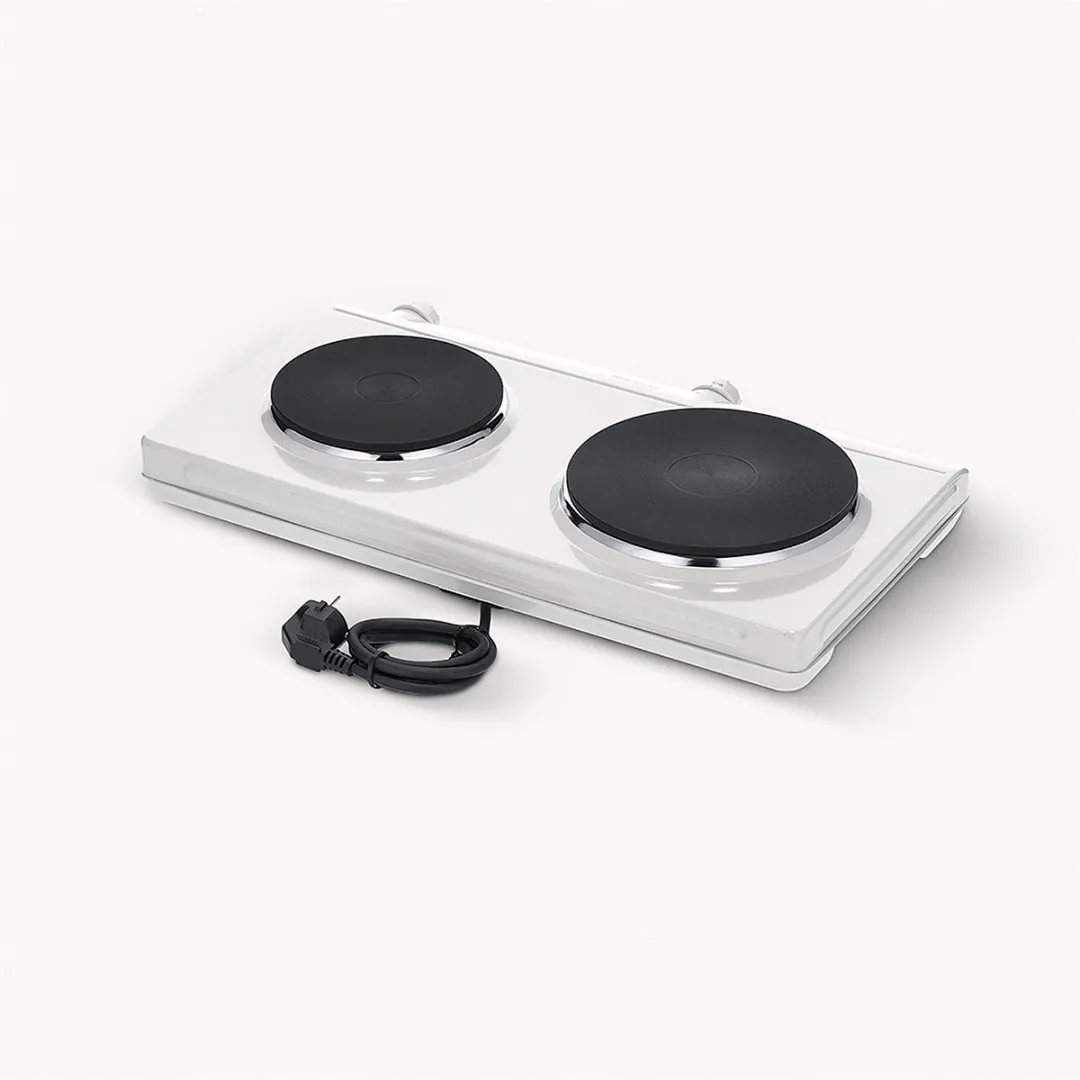 Severin DK 1042 Dubbele Kookplaat - 2 Zones - Wit
