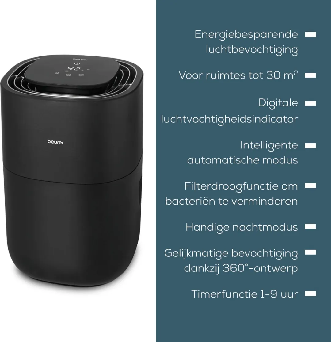 Beurer LB 200 Luchtbevochtiger 3L - Zwart