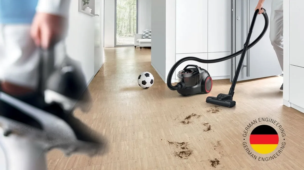 Bosch ProPower BGC21POW1 Stofzuiger zonder zak - Zwart/Rood