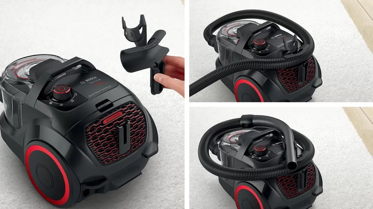 Bosch ProPower BGC21POW1 Stofzuiger zonder zak - Zwart/Rood