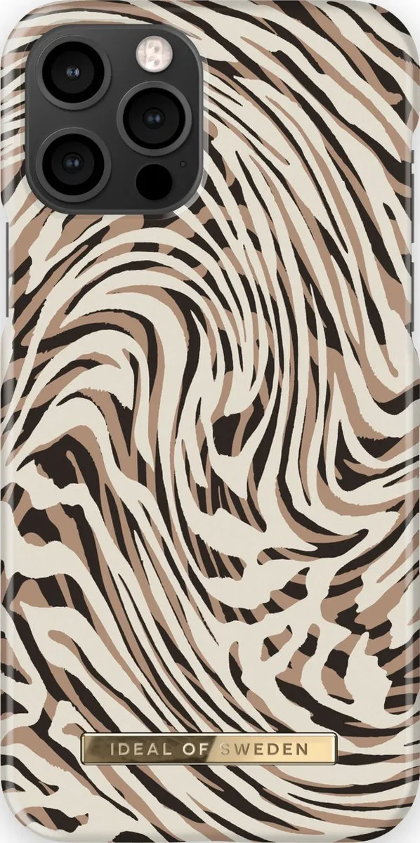 iDeal of Sweden iPhone 12/12 Pro Fashion Case Hypnotic Zebra