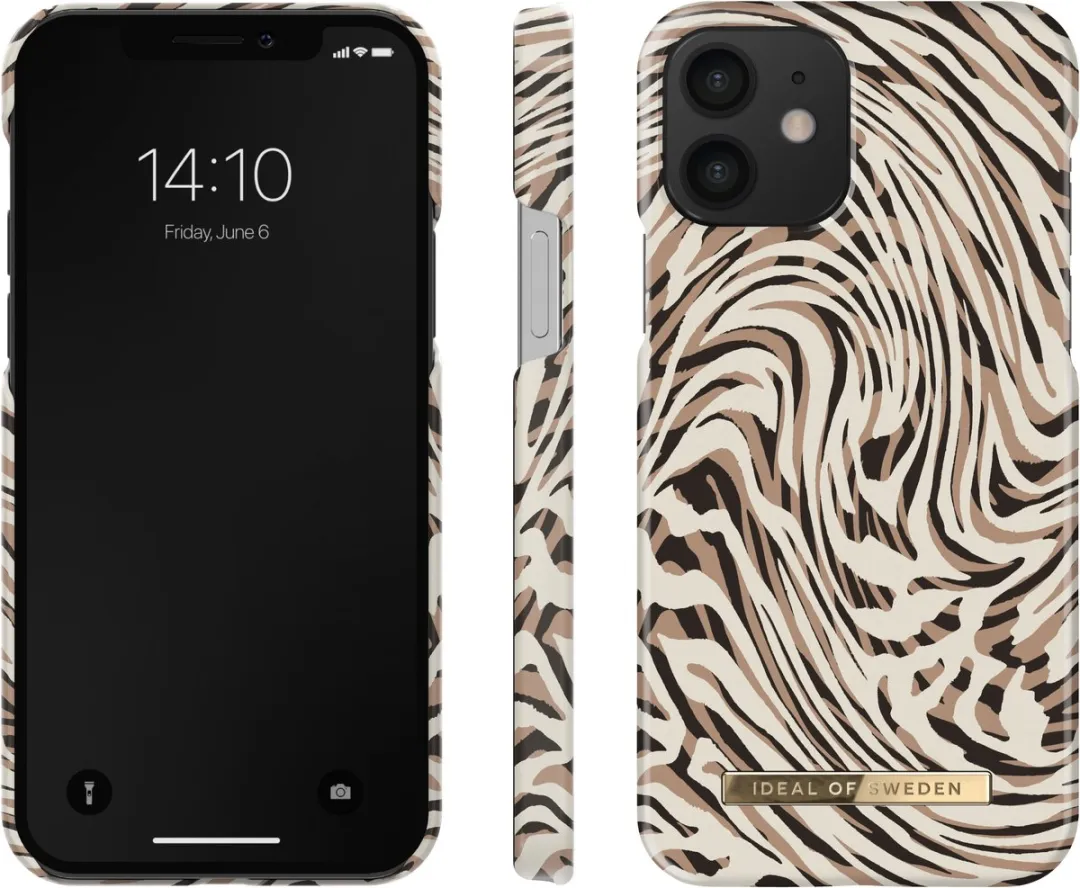 iDeal of Sweden iPhone 12/12 Pro Fashion Case Hypnotic Zebra - afbeelding 5 van 6