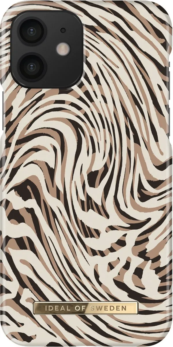 iDeal of Sweden iPhone 12/12 Pro Fashion Case Hypnotic Zebra - afbeelding 3 van 6