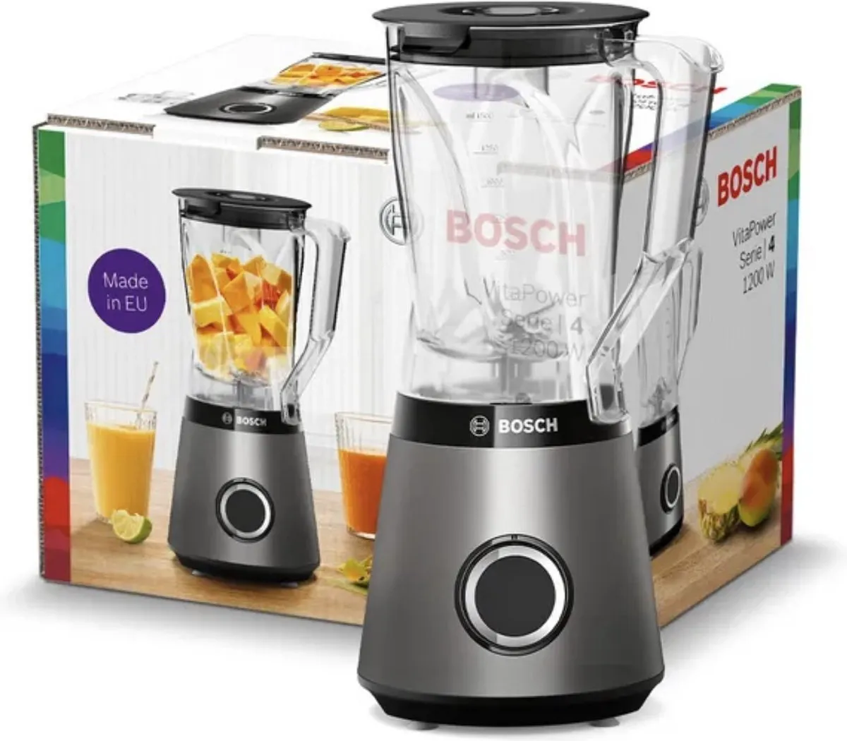 Bosch VitaPower Serie 4 MMB6141S Blender 1200W - Zilver