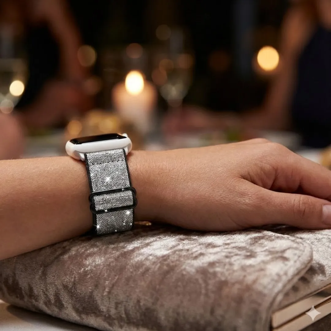 NuveX Smartwatchband Grijs - One Size - Apple Watch 38-42mm
