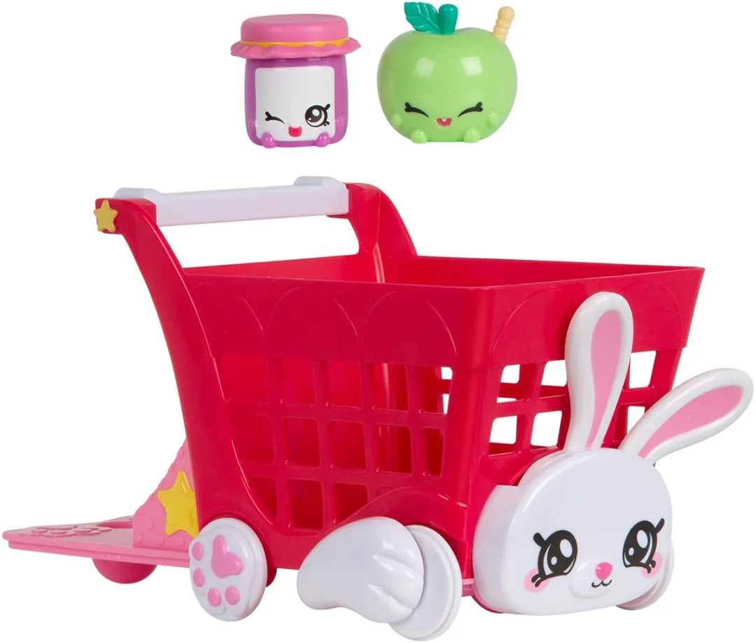 TM Toys Kindi Kids Winkelwagen - Shopkins Accessoires - Wit/Roze