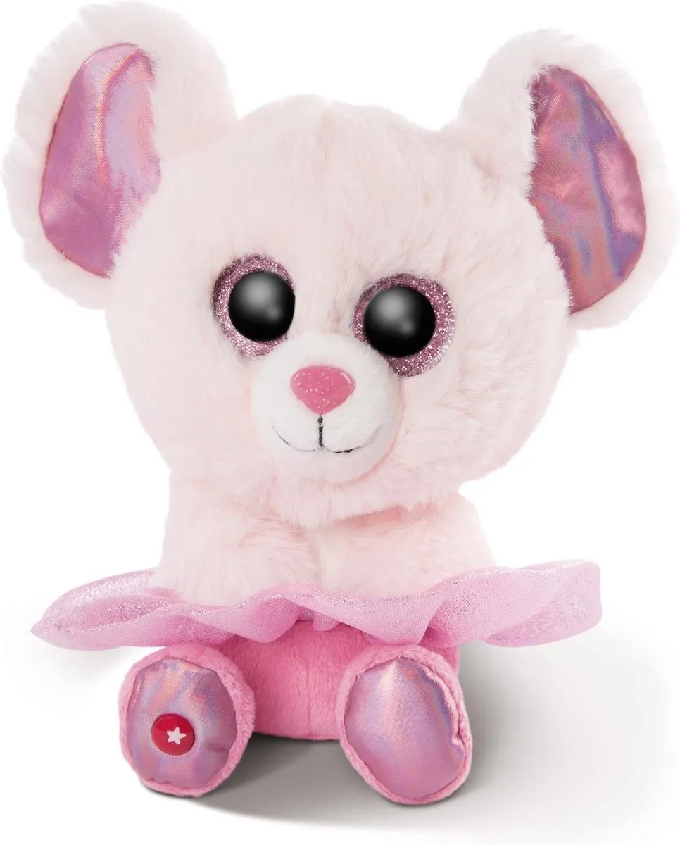 Nici Knuffel Glubschis Muis Junior 15cm
