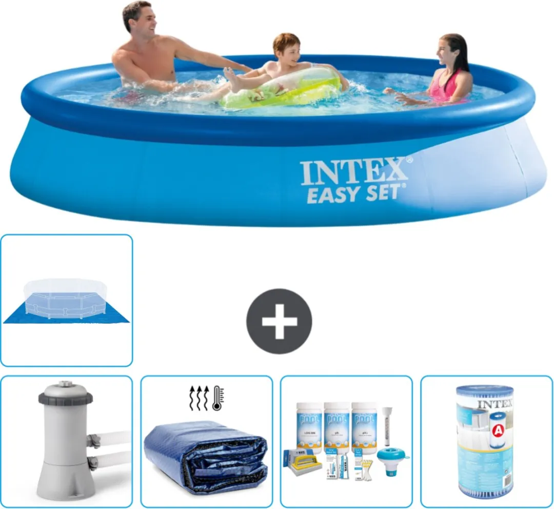Intex Easy Set Zwembad 366x76cm Blauw - 5621L