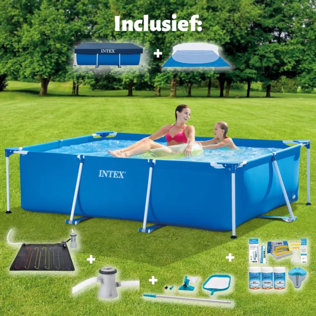 Intex Frame Zwembad 220x150x60cm Blauw
