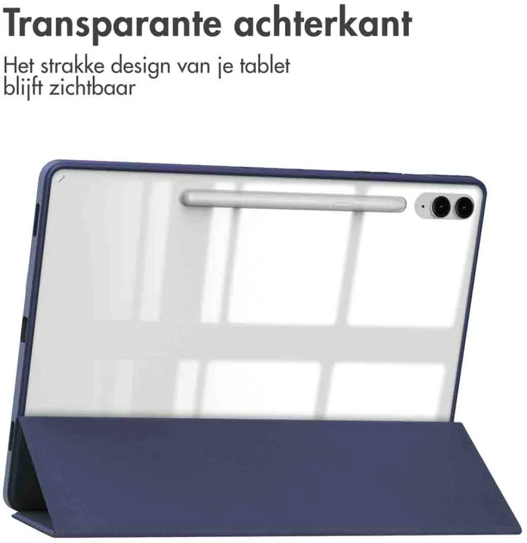 Imoshion SH00067760 Tablethoes - Trifold Hardcase Bookcase - Donkerblauw