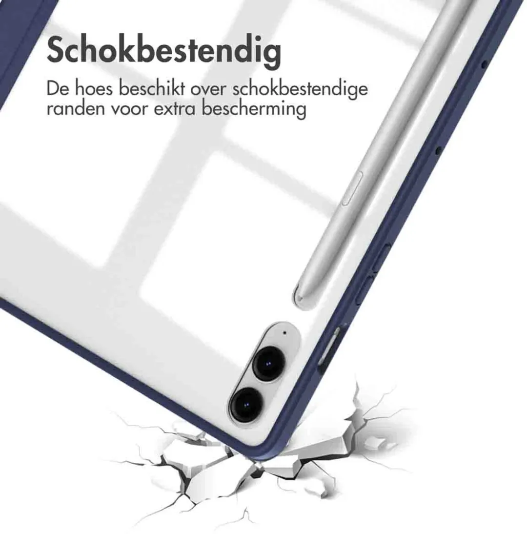 Imoshion SH00067760 Tablethoes - Trifold Hardcase Bookcase - Donkerblauw