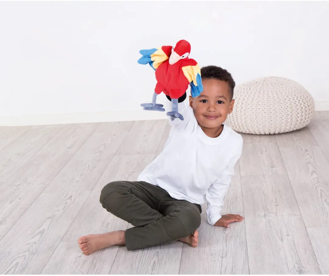 Beleduc Kinderhandschoen Papegaai - Multi kleuren