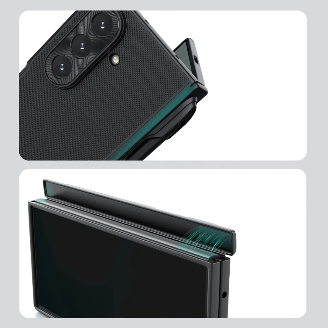 Nillkin Super Frosted Shield Magnetische Hoes - Samsung Galaxy Z Fold 7 - Zwart - afbeelding 2 van 6