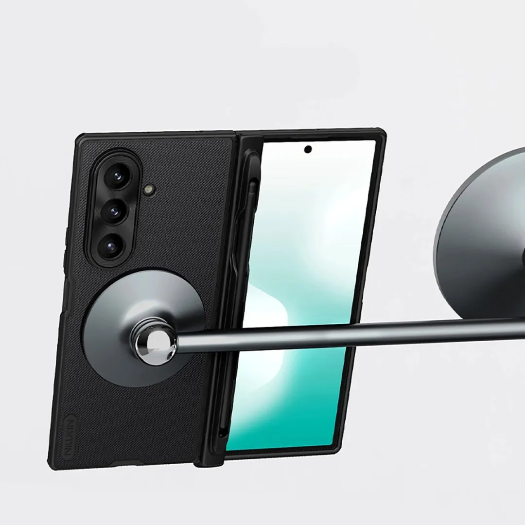 Nillkin Super Frosted Shield Magnetische Hoes - Samsung Galaxy Z Fold 7 - Zwart - afbeelding 4 van 6