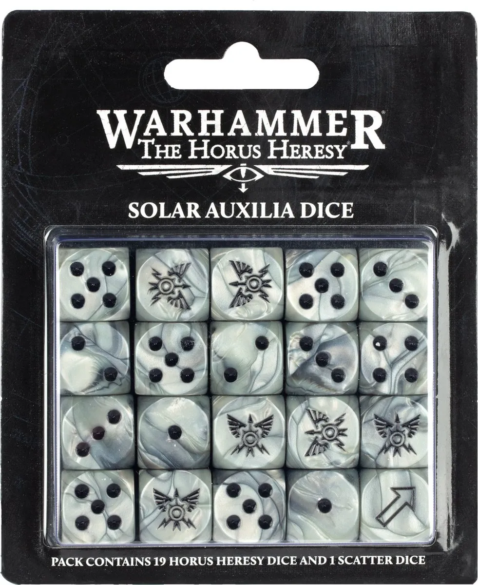 Games Workshop Horus Heresy Solar Auxilia Dice Set