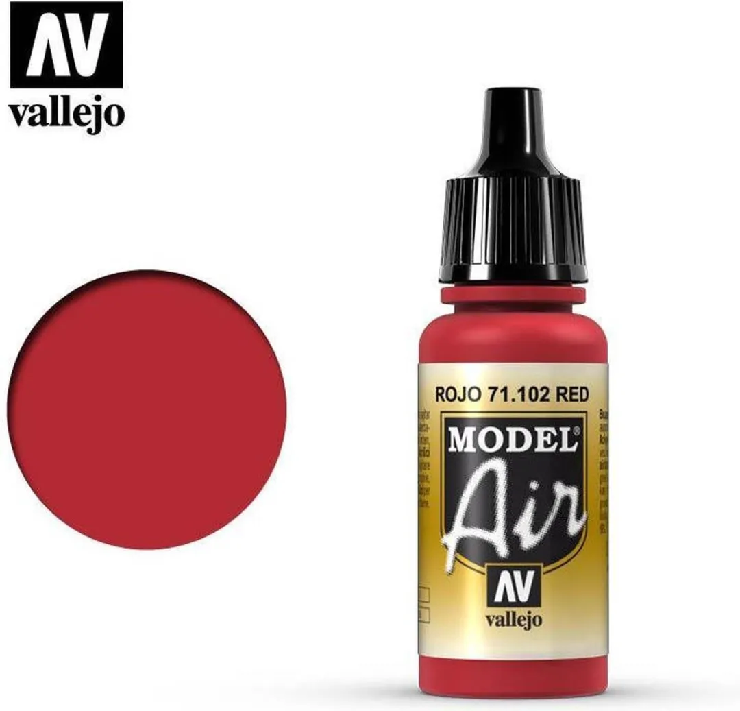 Vallejo Model Air Acrylverf Rood 17ml