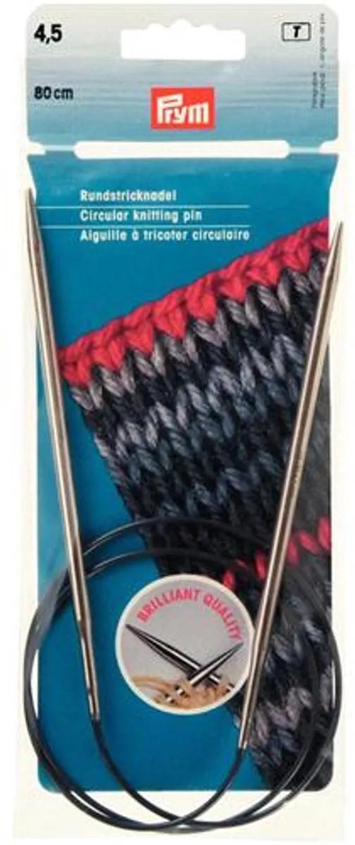 Prym Rondbreinaald 40cm 4,50mm - Zilverkleurig - afbeelding 6 van 6