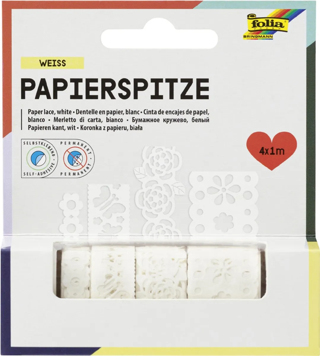 Folia 13802 hobbylint Wit 1 m