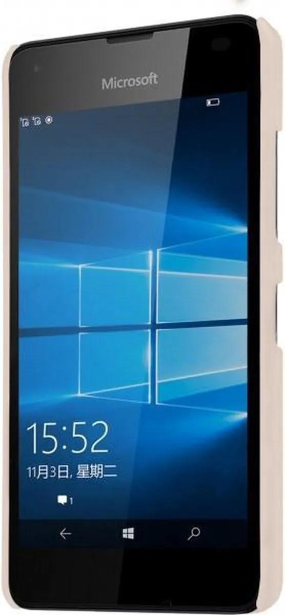 Nillkin Super Frosted Shield Backcover Lumia 550 - Goud - afbeelding 6 van 6