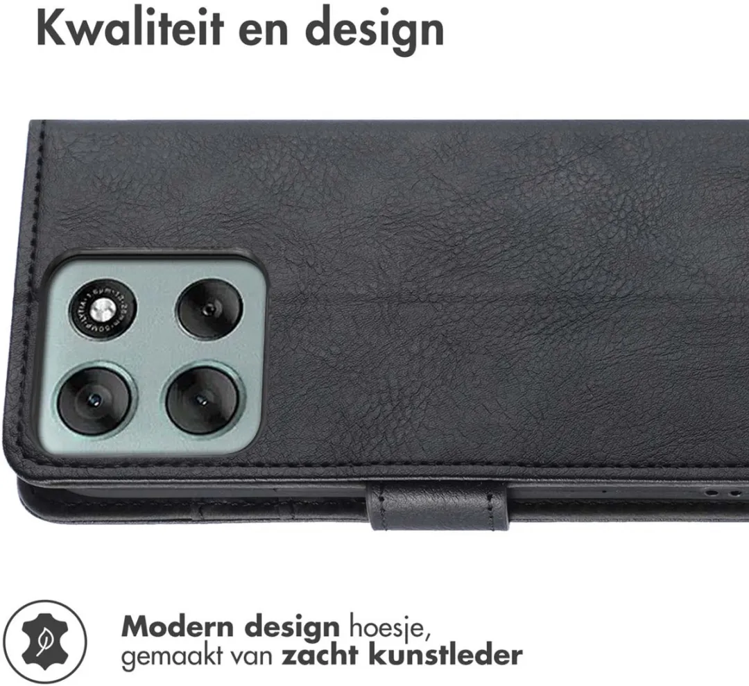 Imoshion Hoesje Motorola Moto G86 Power - 3 Stuks - Zwart - afbeelding 2 van 6