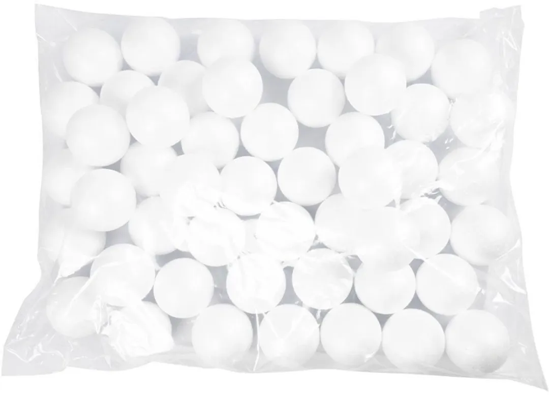 Creativ Company Creotime Styroporballen Ø7cm - 50 Stuks Wit