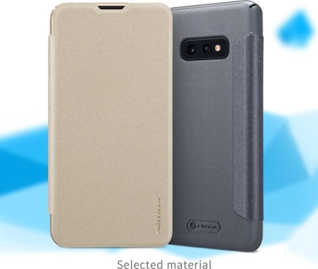 Nillkin Frosted Horizontale Fliphoes Galaxy S10e - Grijs - afbeelding 3 van 6