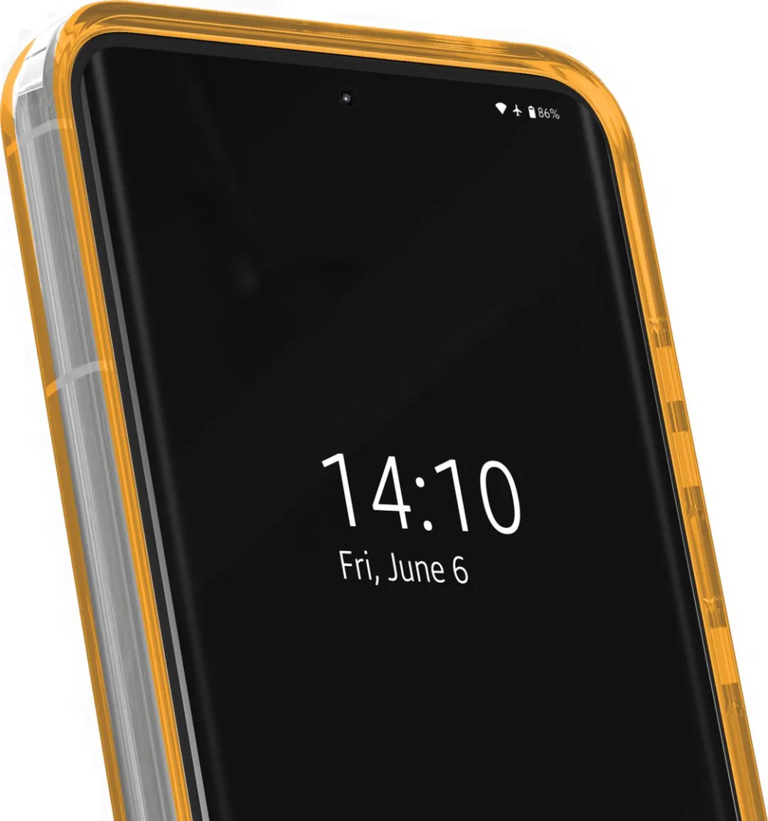 iDeal of Sweden Clear Case MagSafe Samsung Galaxy S24 - Orange Spritz