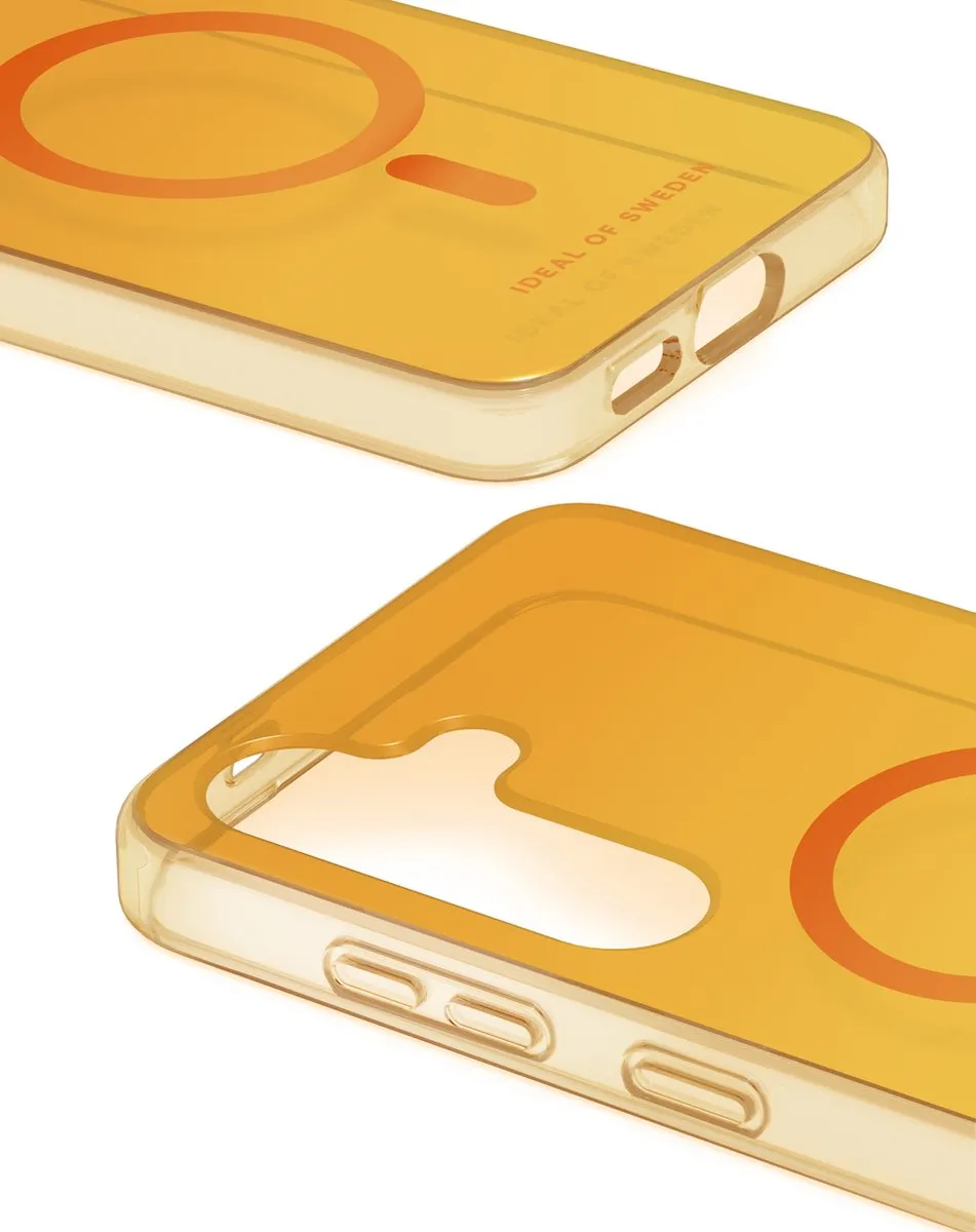 iDeal of Sweden Clear Case MagSafe Samsung Galaxy S24 - Orange Spritz - afbeelding 6 van 6