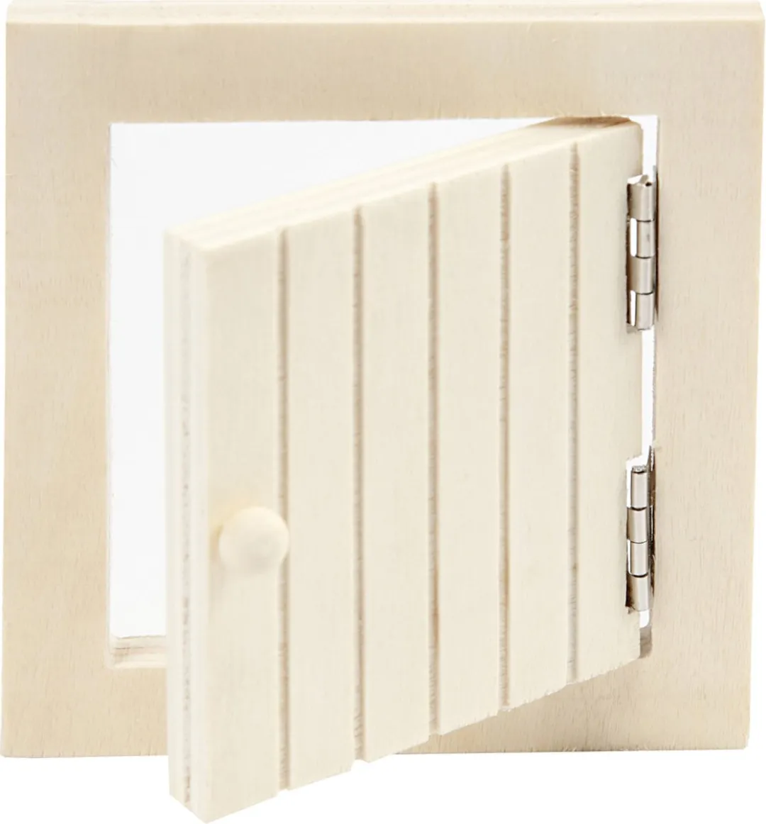 Creativ Company Triplex Zolderluik en Touwladder 9-20cm - 2 Stuks