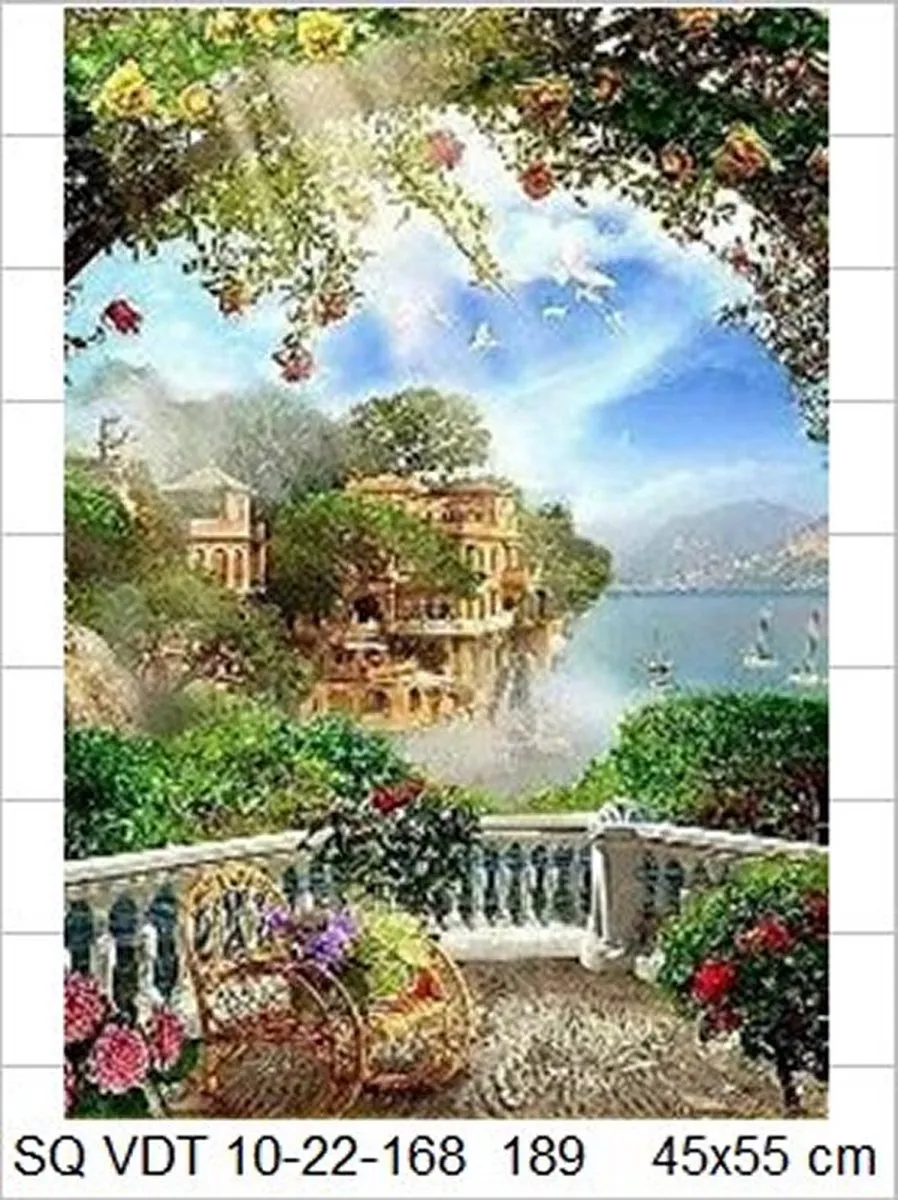 VDTOYS Diamond Painting VDTC189 Mediterrane - 45x55cm