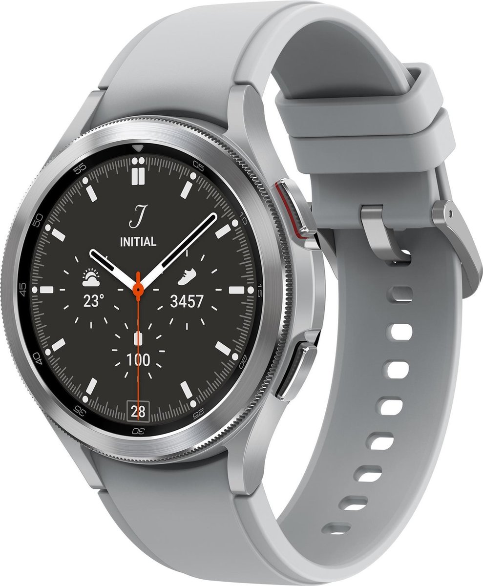 Samsung Galaxy Watch4 Classic - Smartwatch heren en dames - 46mm - Silver