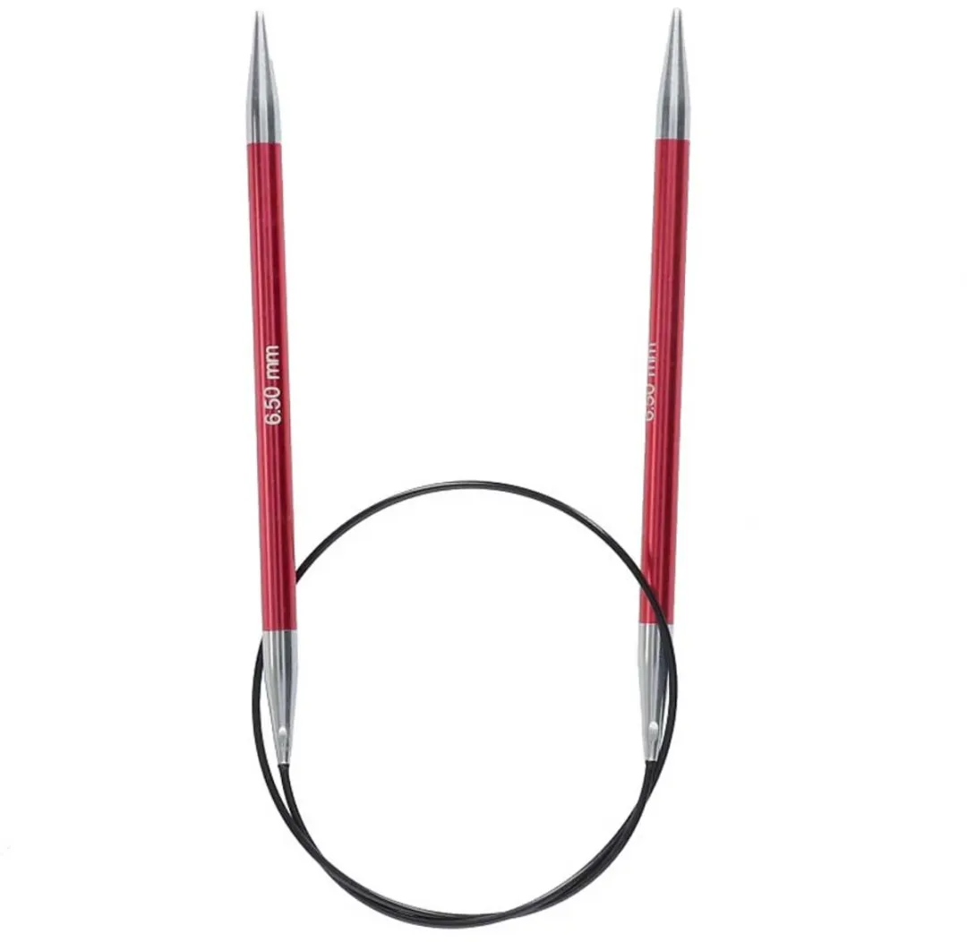 KnitPro Zing Rondbreinaalden 60cm 6.50mm - Multikleur - afbeelding 2 van 6