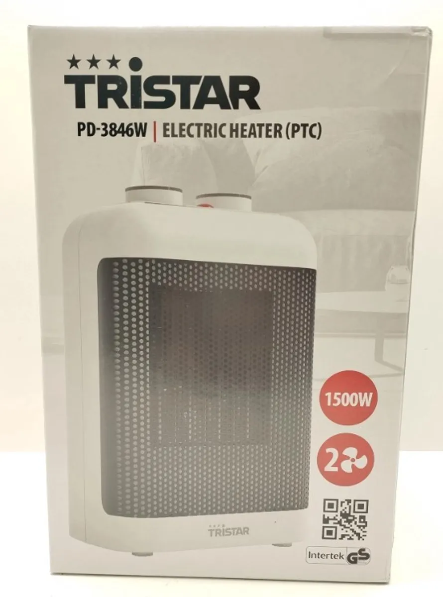 Tristar PD-3846 Keramische Kachel 1500W - 2 standen - Wit