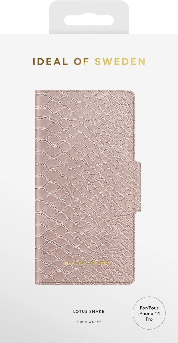 iDeal of Sweden Atelier Wallet iPhone 14 Pro Lotus Snake