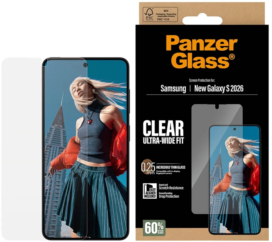 PanzerGlass Ultra-Wide Fit Screenprotector PG34506