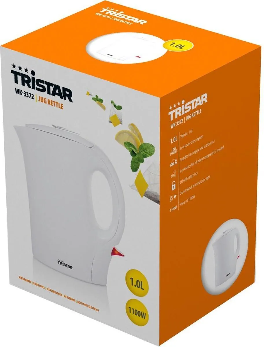 Tristar WK-3372 Waterkoker 1100W - 1L - Blauw