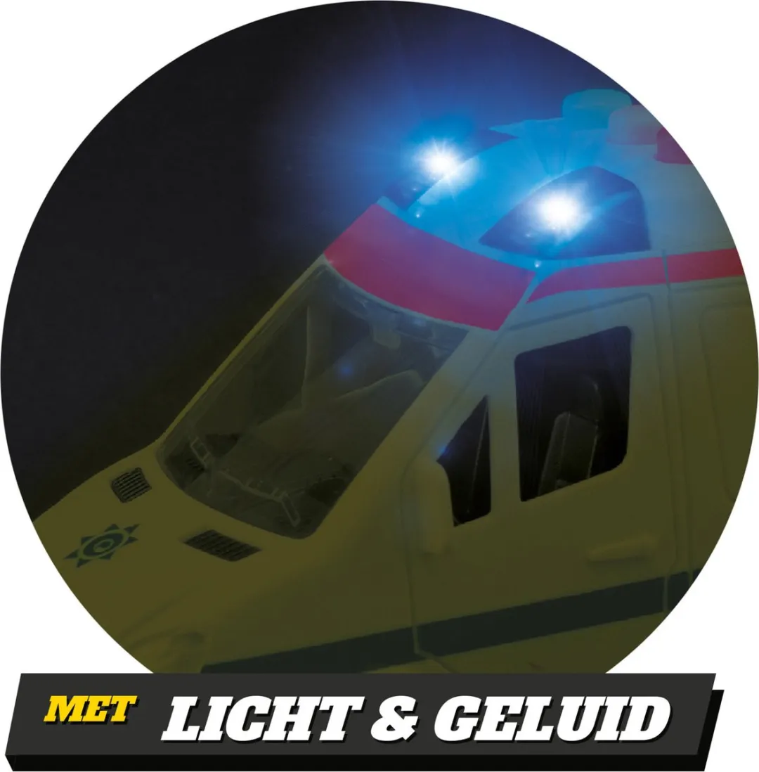 Toi-Toys Ambulance Licht & Geluid 23126A - Geel