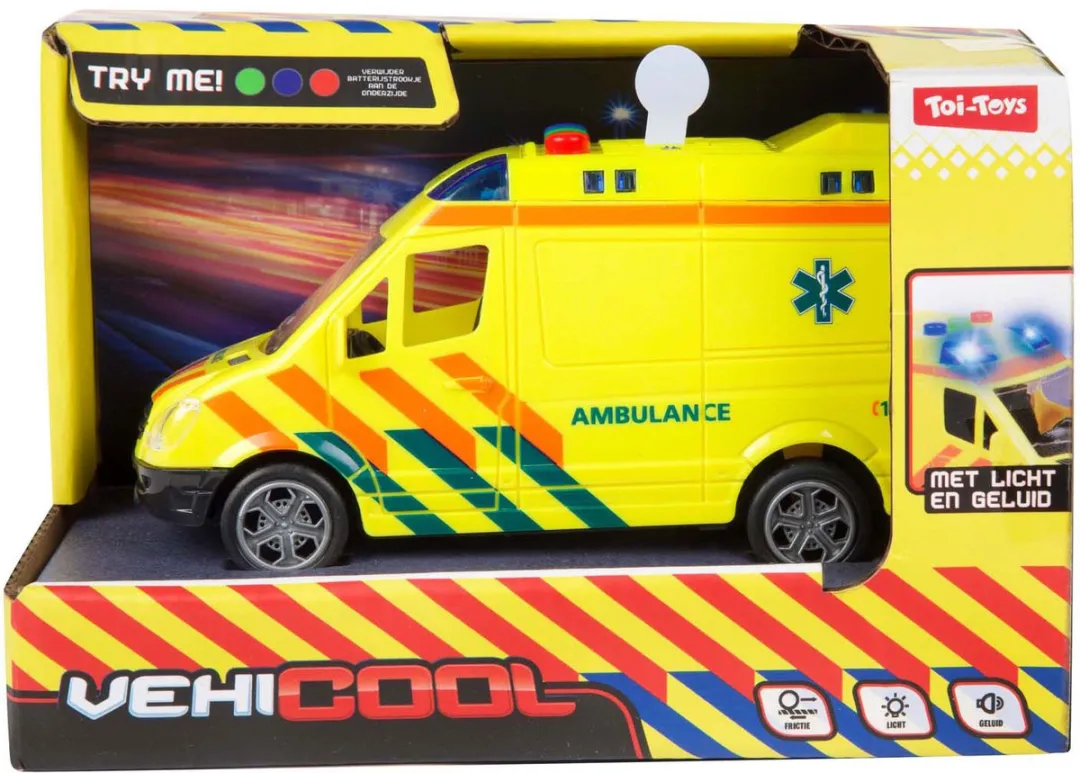 Toi-Toys Ambulance Licht & Geluid 23126A