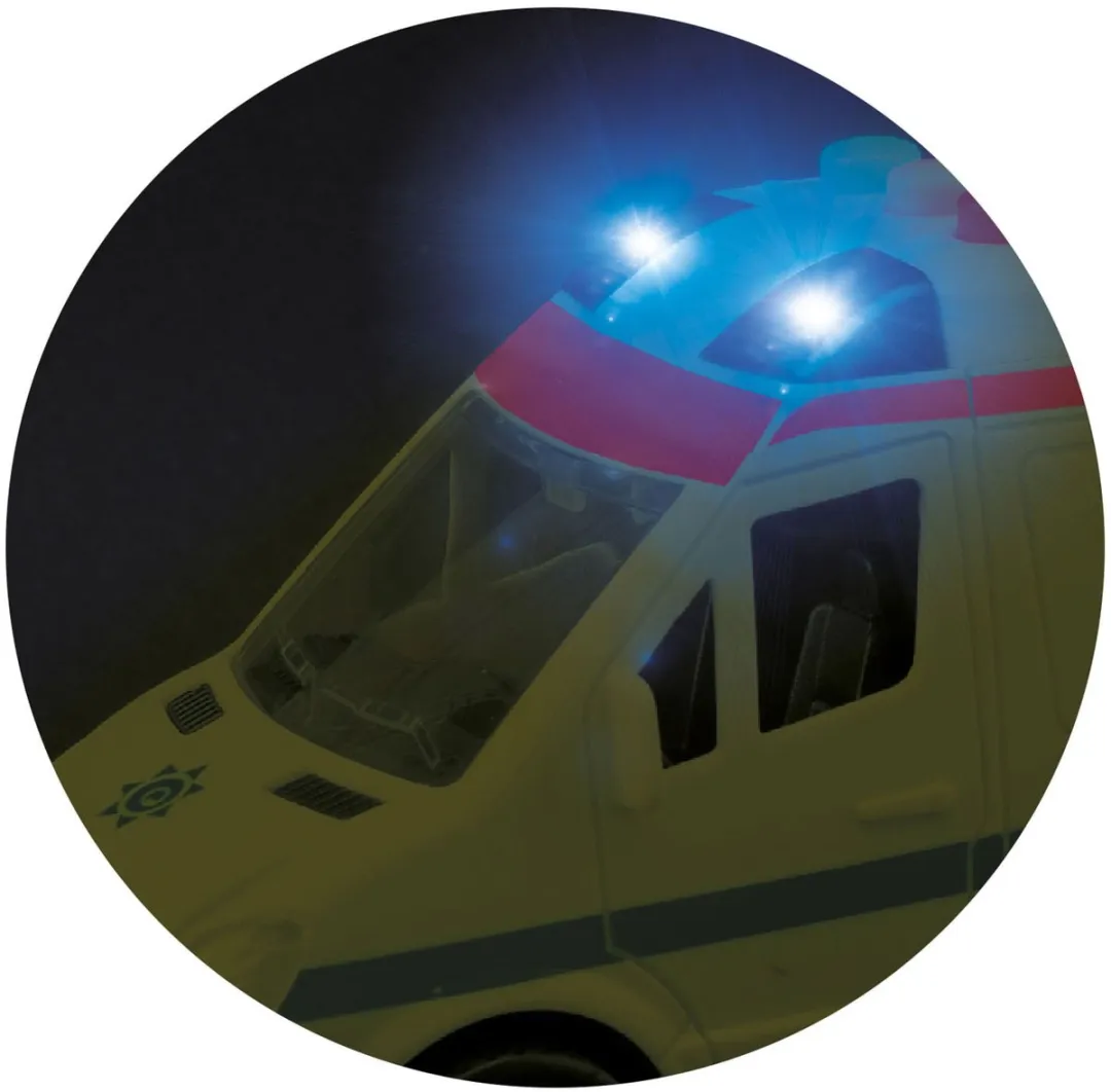 Toi-Toys Ambulance Licht & Geluid 23126A - Geel