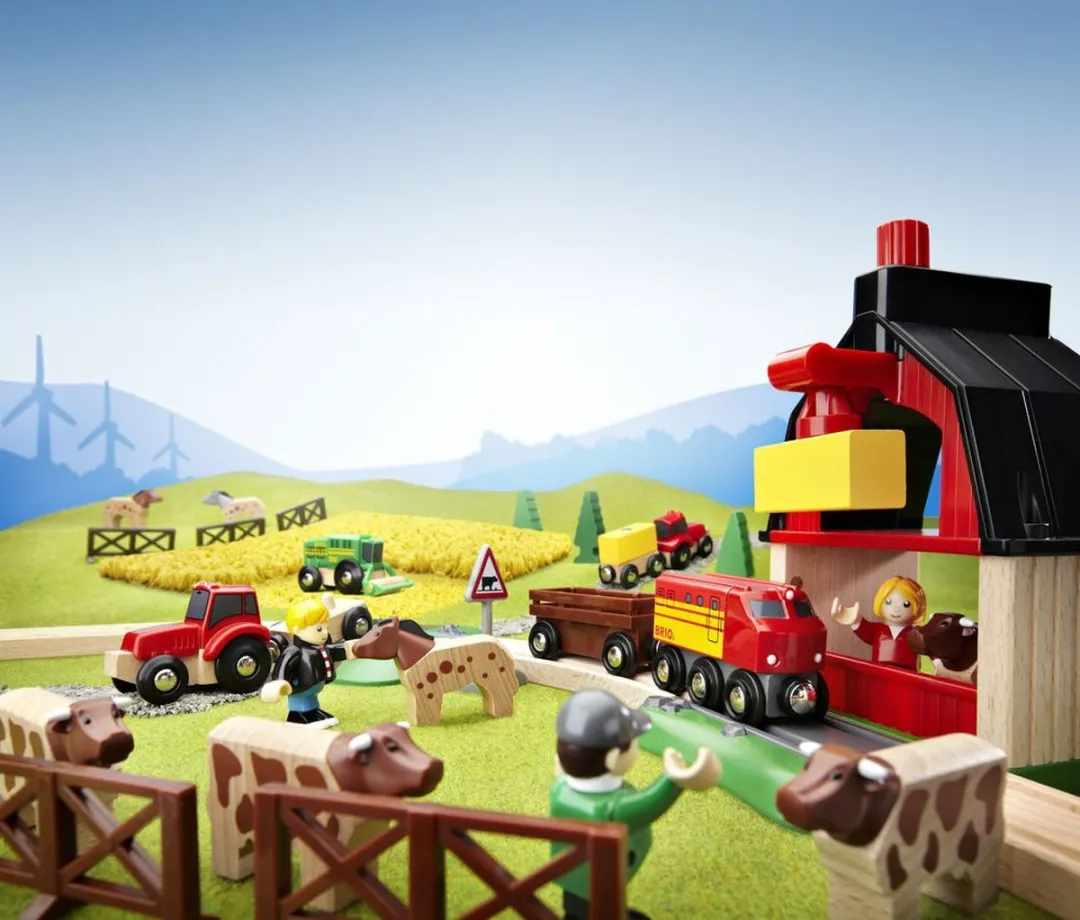BRIO Treinset met Boerderij 33719 - 20 Stukken - Multicolor