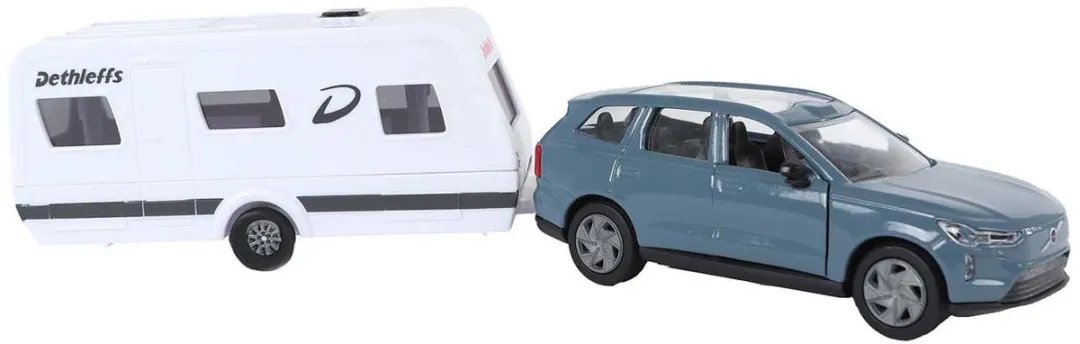 Kids Globe Volvo EX90 Dethleffs Caravan - Multi kleuren
