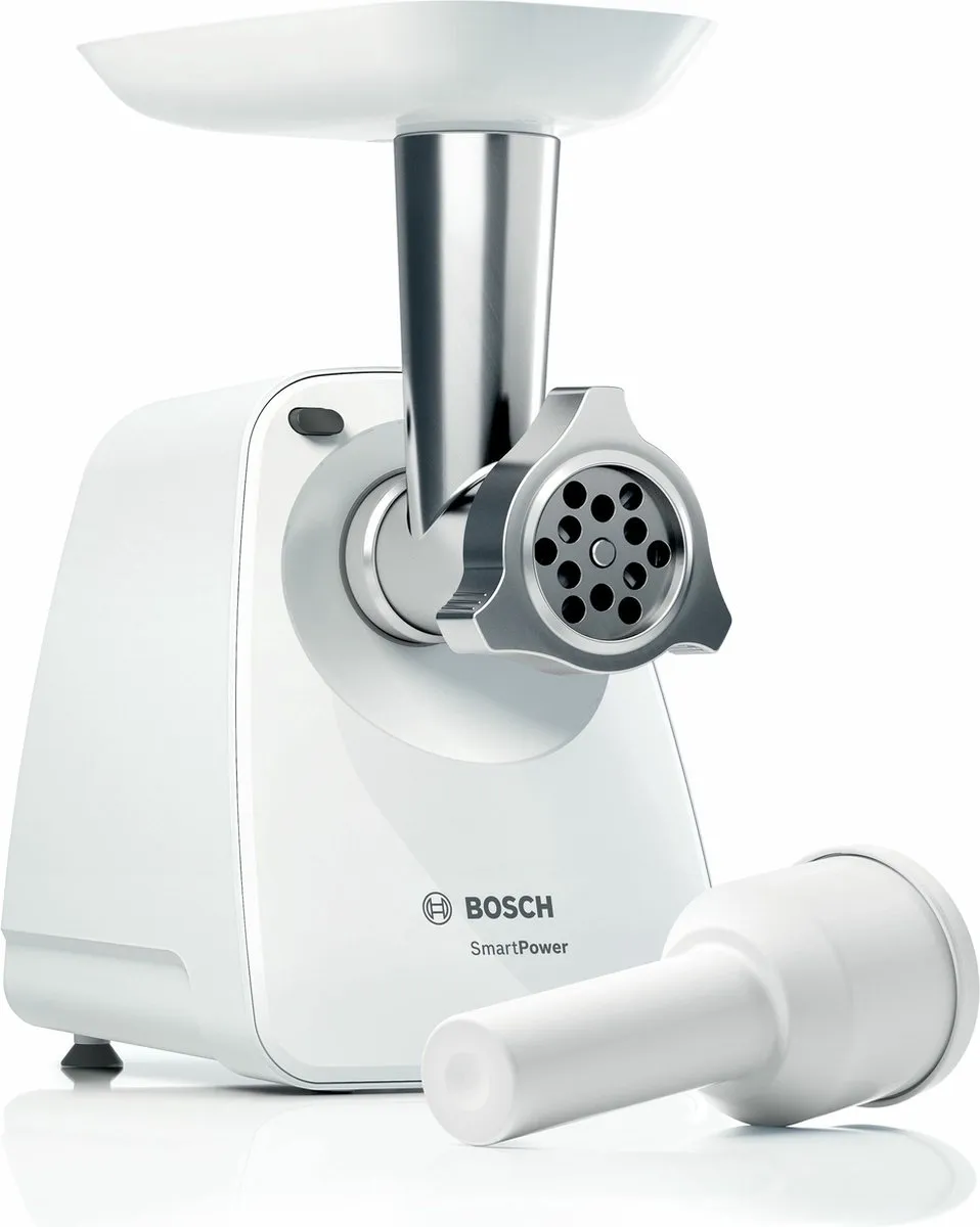 Bosch MFW2500W Gehaktmolen - 350W - Wit - afbeelding 6 van 6