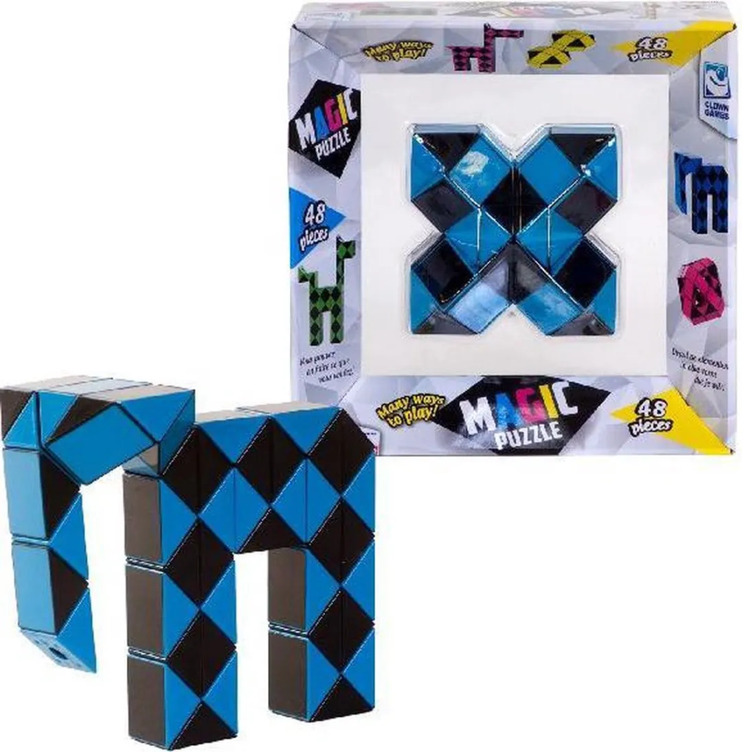 Clown Games Magic Puzzle 48 Stuks - Blauw