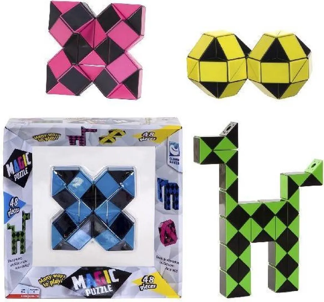 Clown Games Magic Puzzle 48 Stuks - Blauw