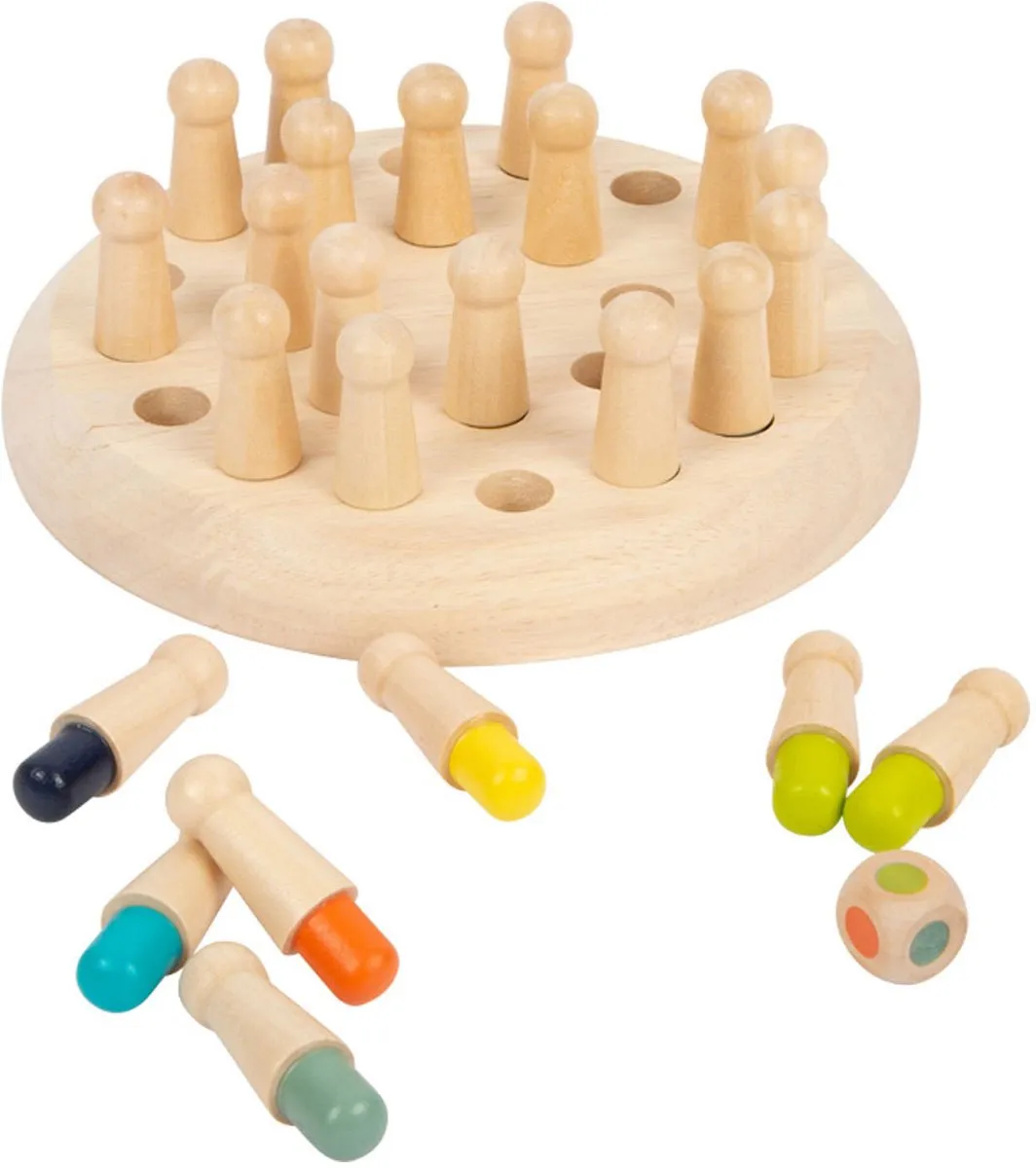 Small Foot Houten Kleuren Memo Spel 11962 - 2-4 Spelers